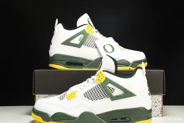 1st Kicks Shoes Duckman Jordan 257-255275 Oregon Retro Ducks 4 0625